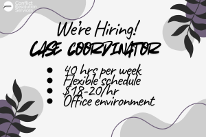 Join the Conflict Resolution Services Staff