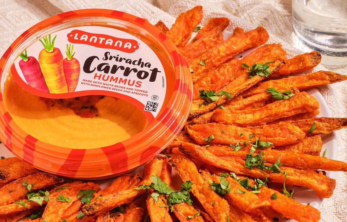 Lantana Foods' Sriracha Carrot Hummus Food Northern Express