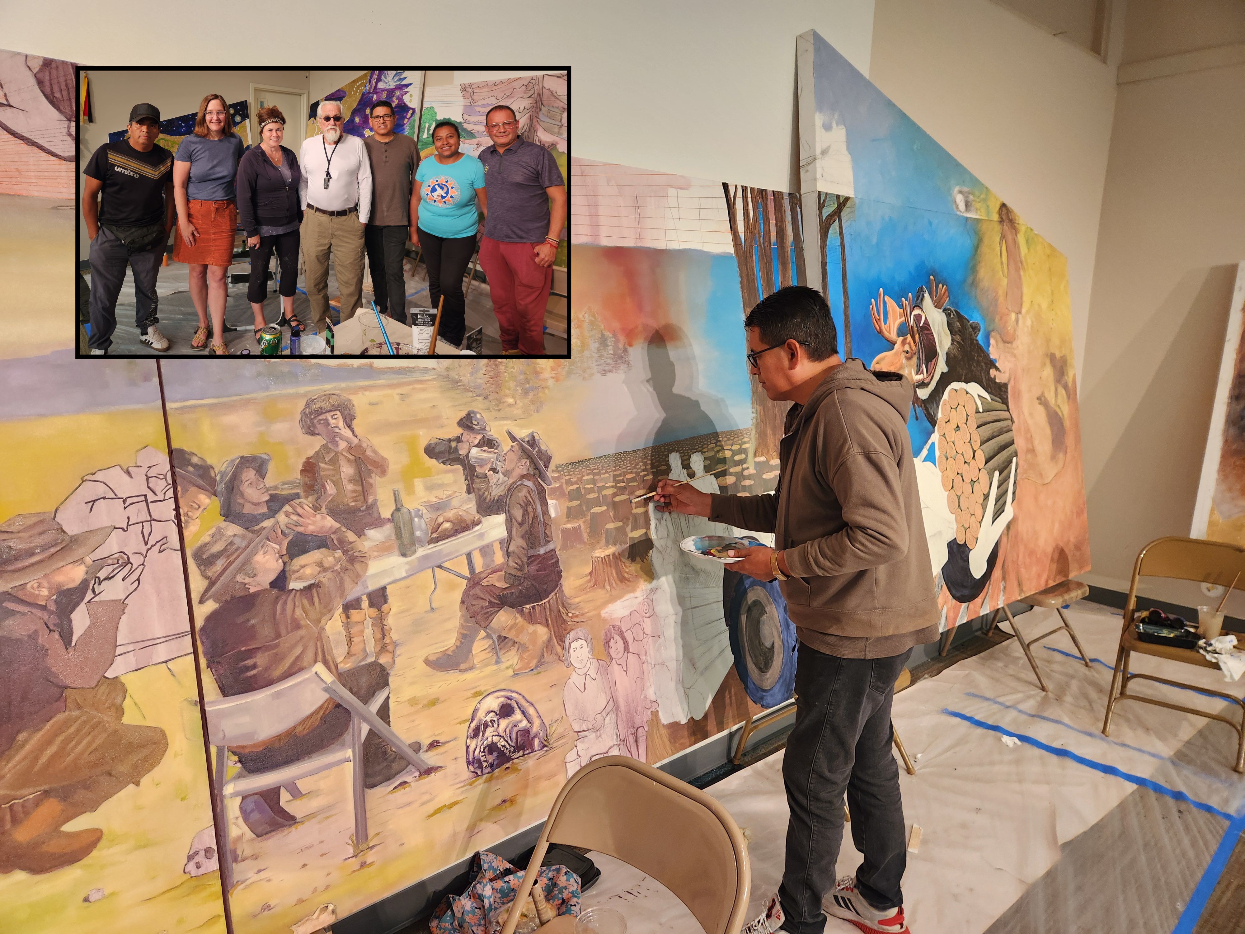 We Are One People: Indigenous Artists From Across Americas Work Together In Traverse City